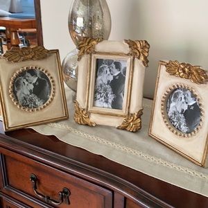 Set of 3 vintage style frames